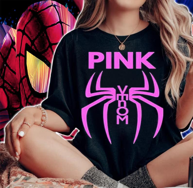 Blink Blackpink Pink Venom Spider Shirt t-shirt