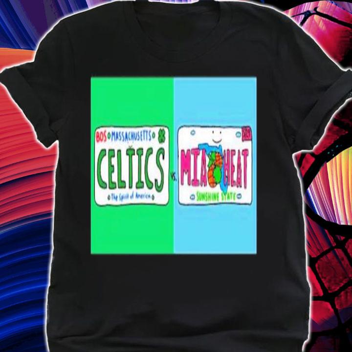 Bos Massachusetts Celtics The Spirit Of America Vs Miami Heat Shirt t-shirt shirt