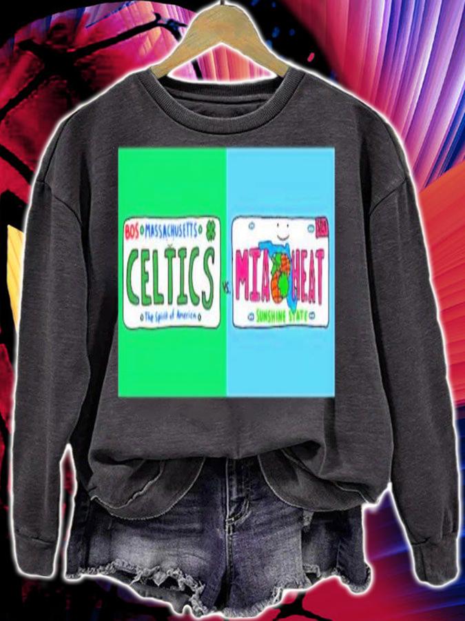 Bos Massachusetts Celtics The Spirit Of America Vs Miami Heat Shirt t-shirt sweatshirt