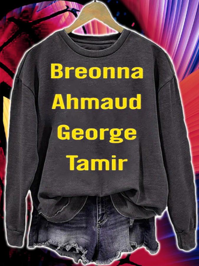 Breonna Ahmaud George Tamir T-Shirt t-shirt