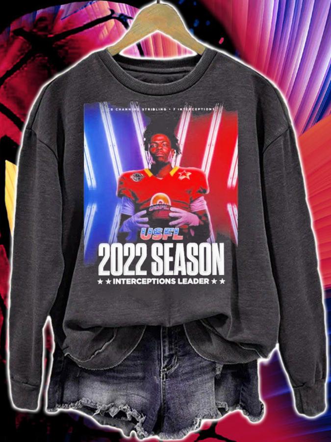 Channing Stribling King USFL 2022 Season Interceptions Leader Shirt t-shirt sweatshirt