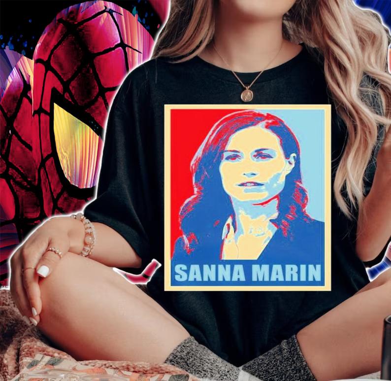 Sanna Marin Prime Minister Of Finland Hope T-Shirt t-shirt