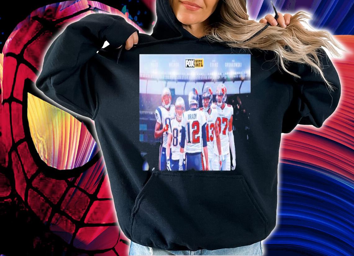 Tom Brady's Greatest Pass-Catchers List Includes Gronk Moss Shirt t-shirt hoodie
