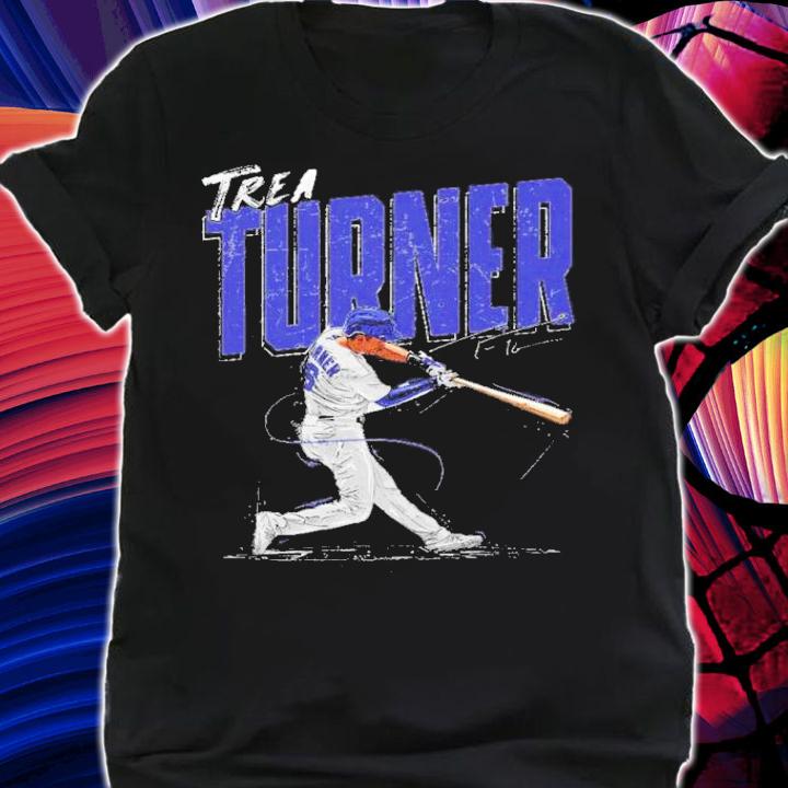 Trea Turner Los Angeles D Chisel Baseball Signature Shirt t-shirt
