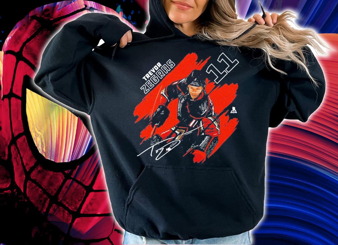 Trevor Zegras Anaheim Stripes Hockey Signature Shirt t-shirt hoodie