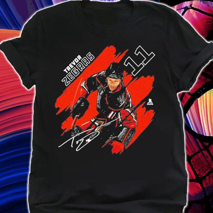 Trevor Zegras Anaheim Stripes Hockey Signature Shirt t-shirt shirt