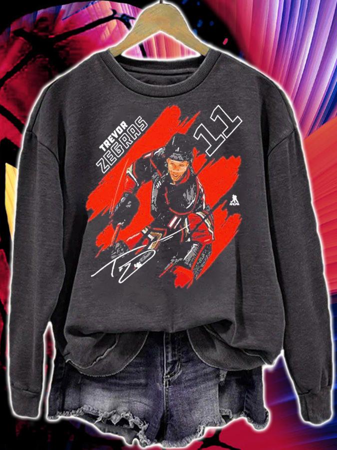 Trevor Zegras Anaheim Stripes Hockey Signature Shirt t-shirt sweatshirt