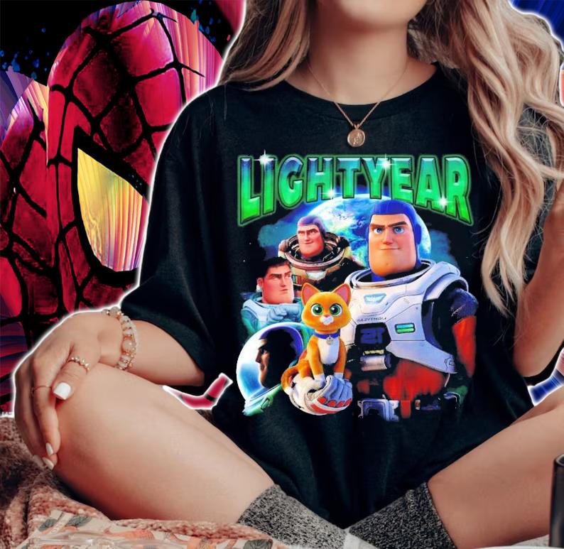 Disney Lightyear Movie 2022 Buzz Lightyear Toy Story T-Shirt t-shirt woman shirt