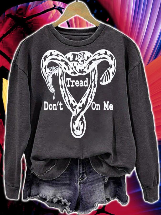 Don't Tread On Me Uterus Snake T-Shirt t-shirt sweatshirt