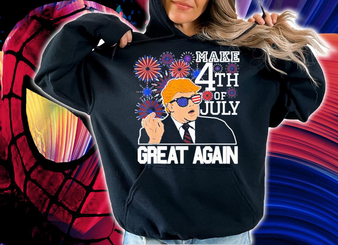 Donald Trump Firework Make 4th Of July Great Again Shirt t-shirt