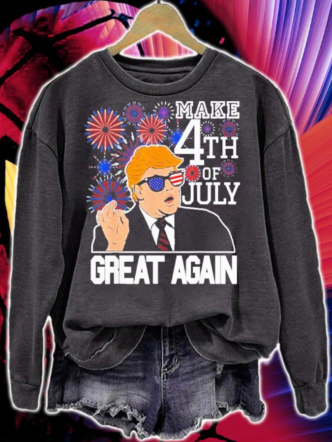 Donald Trump Firework Make 4th Of July Great Again Shirt t-shirt