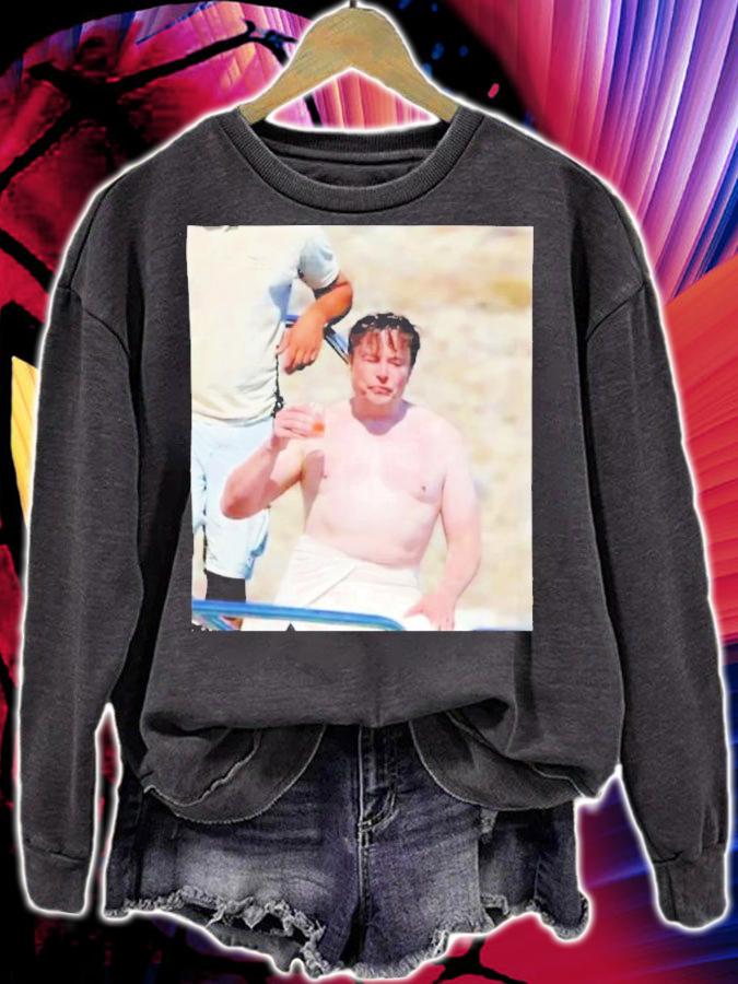 Elon Musk Without Shirt t-shirt sweatshirt