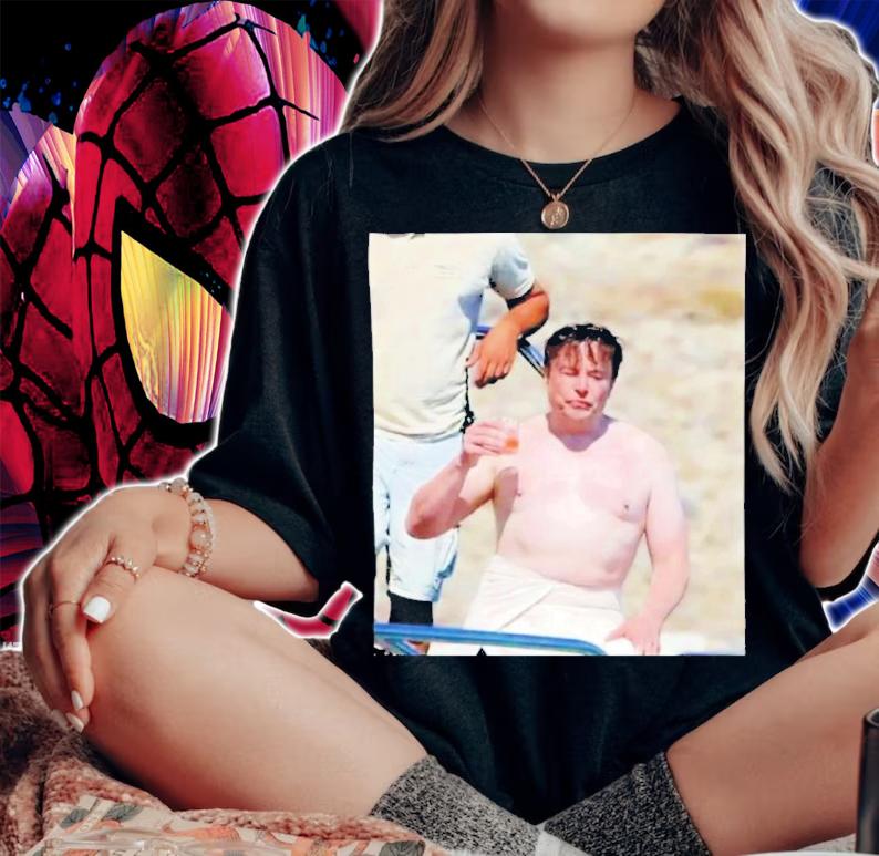 Elon Musk Without Shirt t-shirt woman shirt