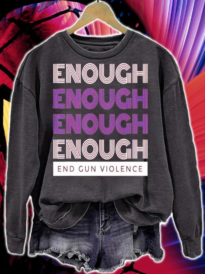 End Gun Violence Enough No Gun Shirt t-shirt sweatshirt