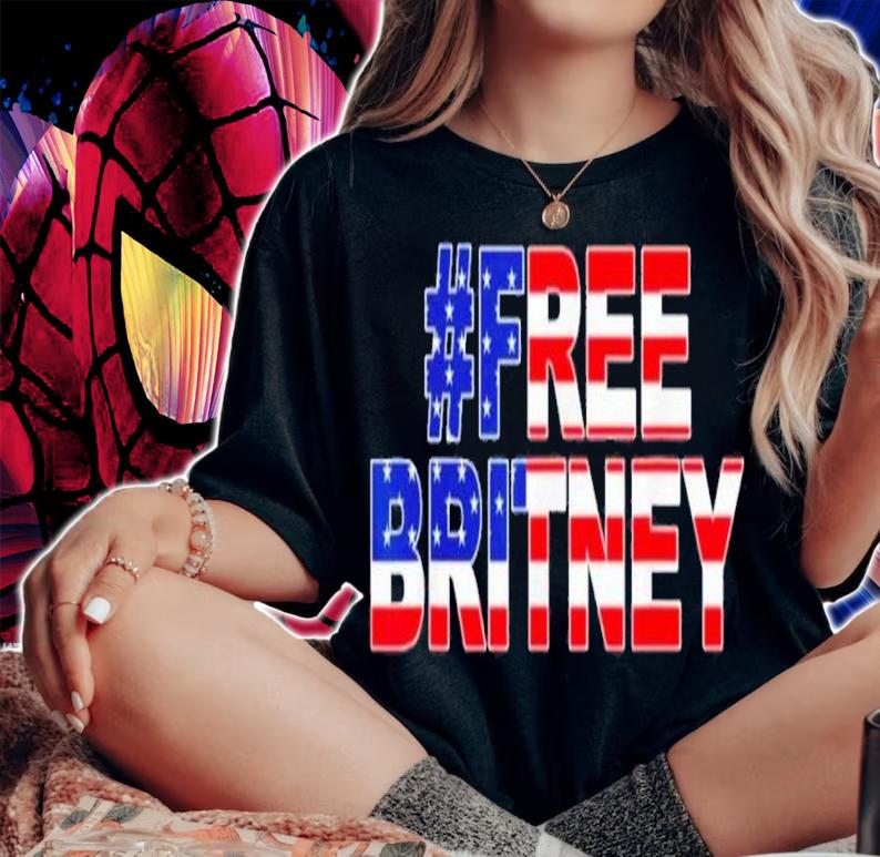 Free Britney Griner Hashtag Free Britney Flag US Shirt t-shirt