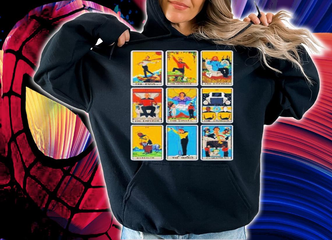 Jimllpaintit The Next Generation Tarot Spread Jim T-Shirt t-shirt hoodie