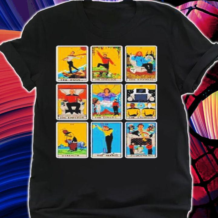Jimllpaintit The Next Generation Tarot Spread Jim T-Shirt t-shirt shirt