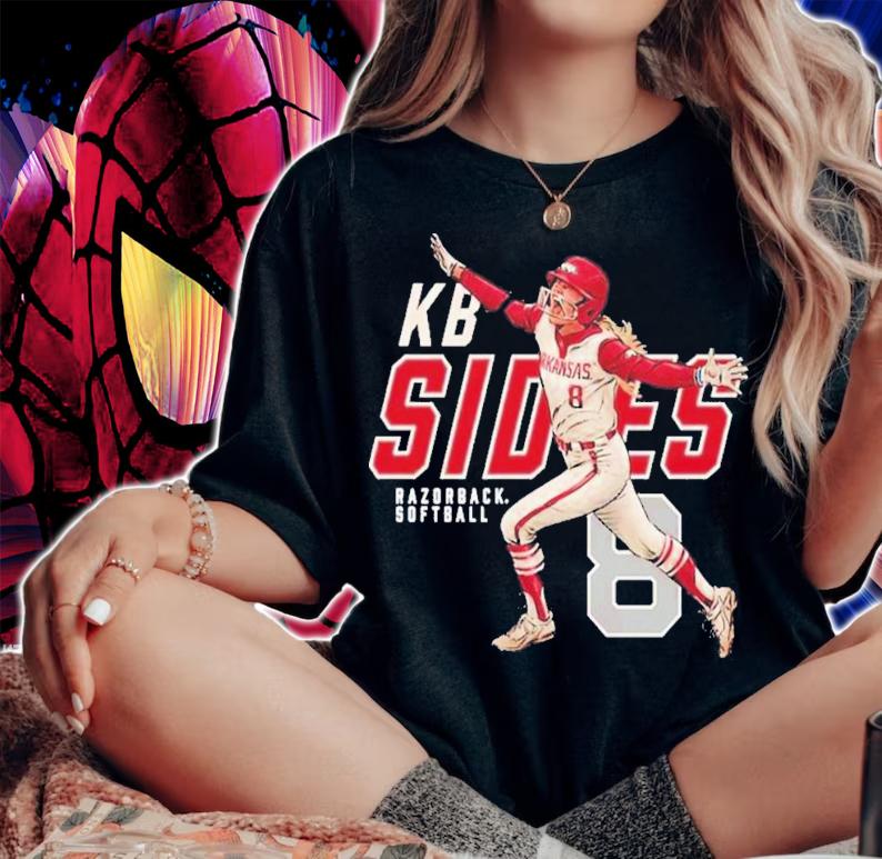 KB Sides Slugger Arkansas Razorback Softball T-Shirt t-shirt