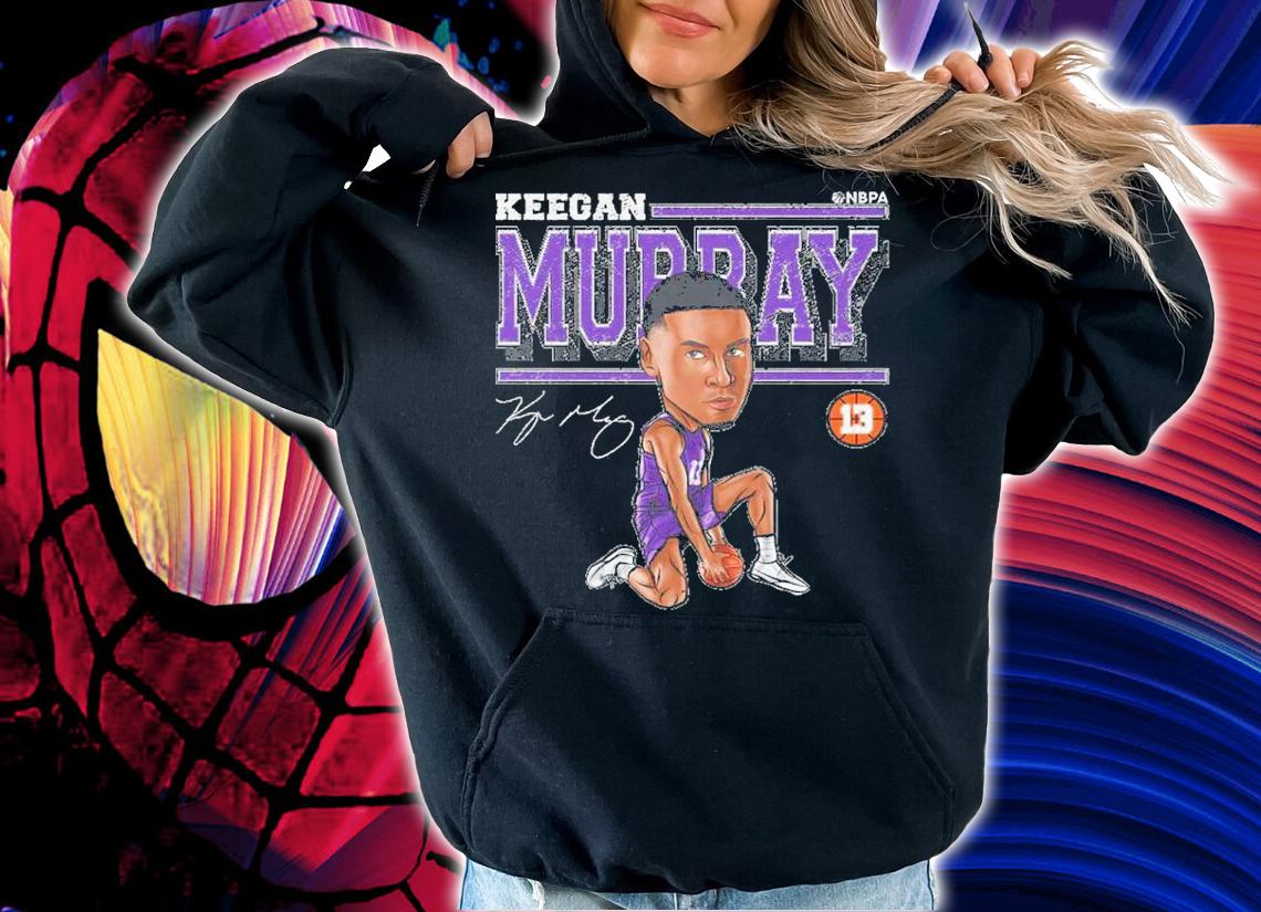 Keegan Murray Sacramento Cartoon Basketball Signature Shirt t-shirt