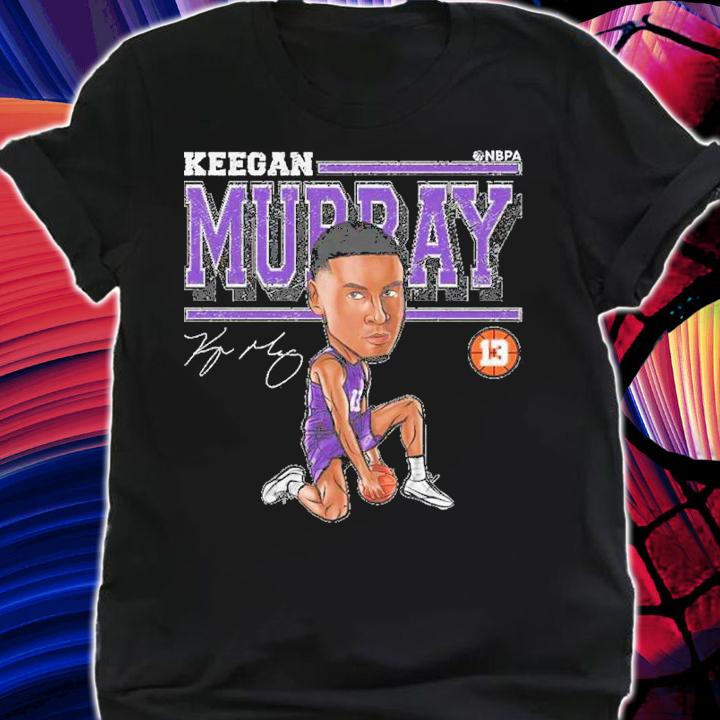 Keegan Murray Sacramento Cartoon Basketball Signature Shirt t-shirt