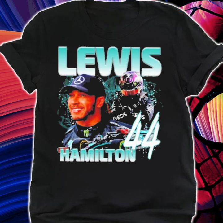 Lewis Hamilton Formula 1 Racing Team Mercedes 90S Vintage Shirt t-shirt