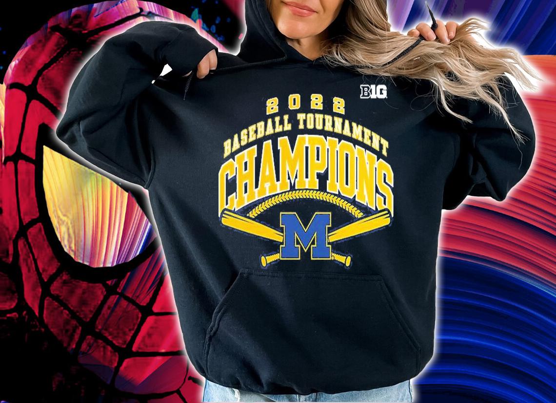 Michigan Wolverines 2022 Big Ten Baseball Conference Tournament Champions T-Shirt t-shirt hoodie