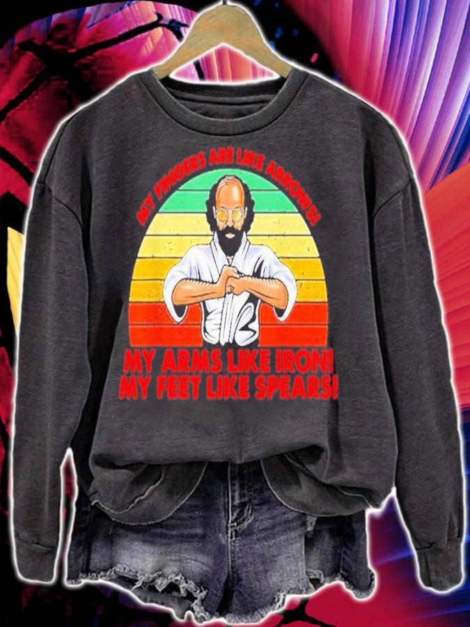 My Fingers Are Like Arrows My Arms Like Iron My Feet Like Spears Vintage Shirt t-shirt sweatshirt