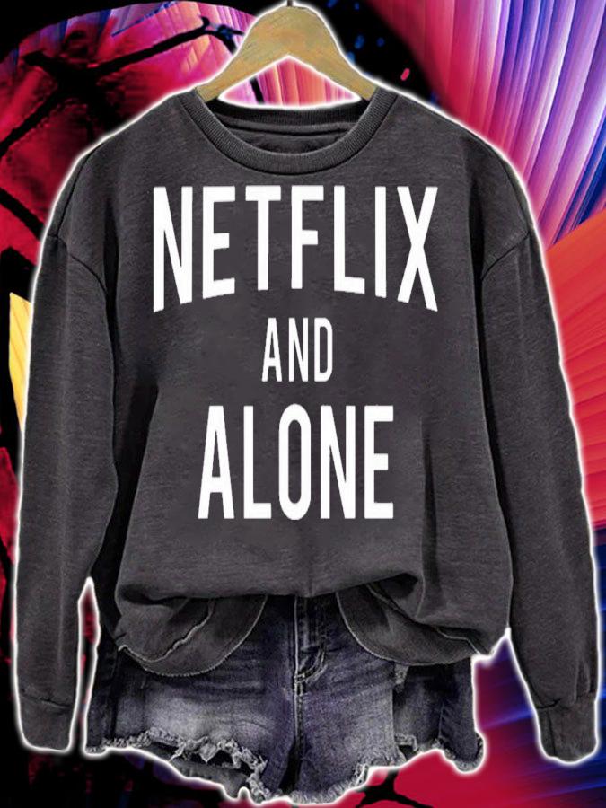 Netflix And Alone T-Shirt t-shirt