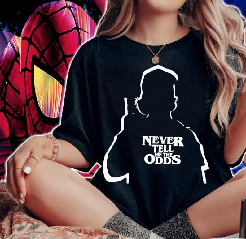 Never Tell Me The Odds Dustin Henderson Stranger Things Shirt t-shirt