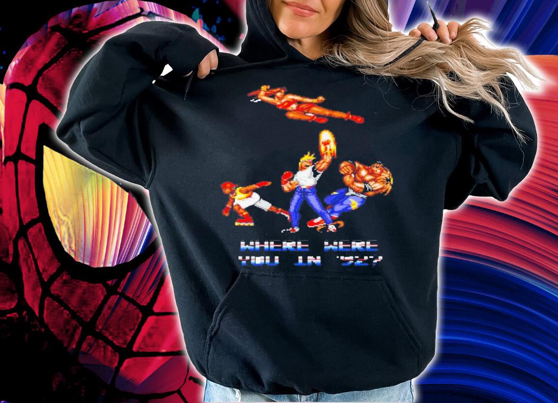 Retro Game Streets Of Rage In 1992 Crazy Unique Shirt t-shirt hoodie