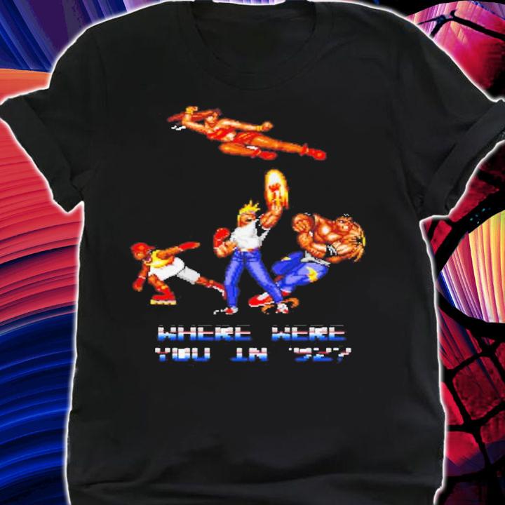 Retro Game Streets Of Rage In 1992 Crazy Unique Shirt t-shirt shirt