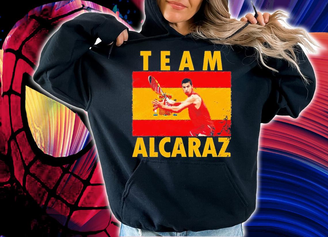 Spain Flag Team Alcaraz Carlos Alcaraz T-Shirt t-shirt hoodie