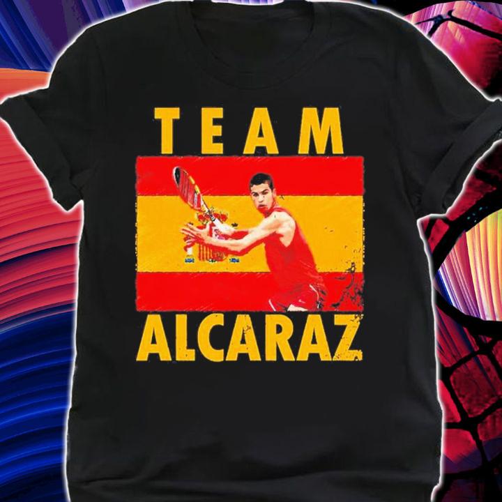 Spain Flag Team Alcaraz Carlos Alcaraz T-Shirt t-shirt shirt