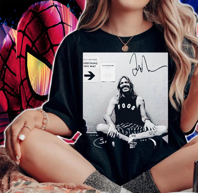 Taylor Hawkins Drummer signature shirt t-shirt