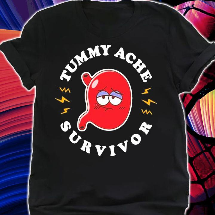 Tummy Ache Survivor Cute Kawaii Stomach shirt t-shirt