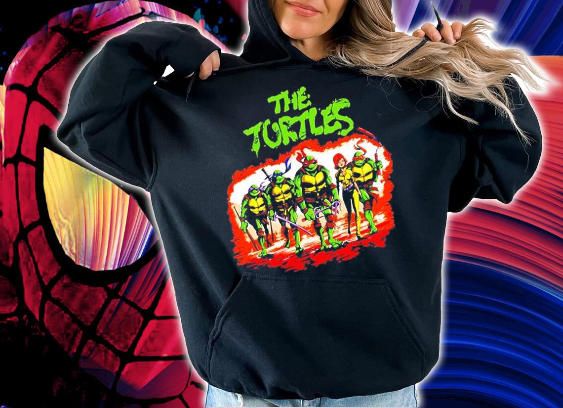 Vintage The Ninja Turtles Superhero Cartoon Movie shirt t-shirt