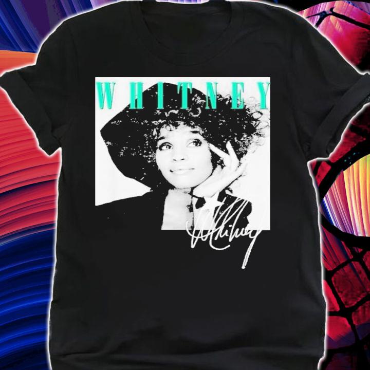 Whitney Houston Classic Vintage Signature Shirt t-shirt
