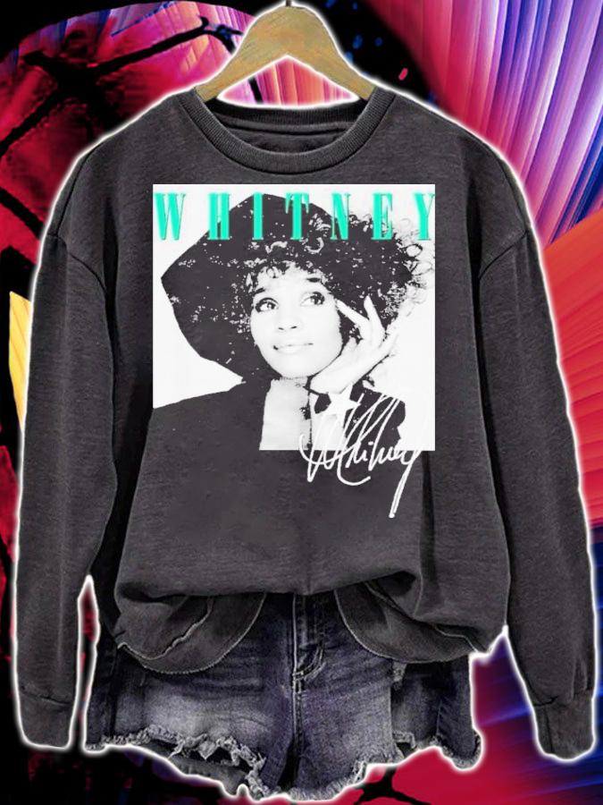 Whitney Houston Classic Vintage Signature Shirt t-shirt
