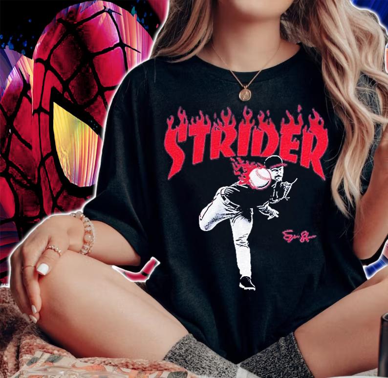 Strider Spencer Strider Atlanta Baseball T-Shirt t-shirt