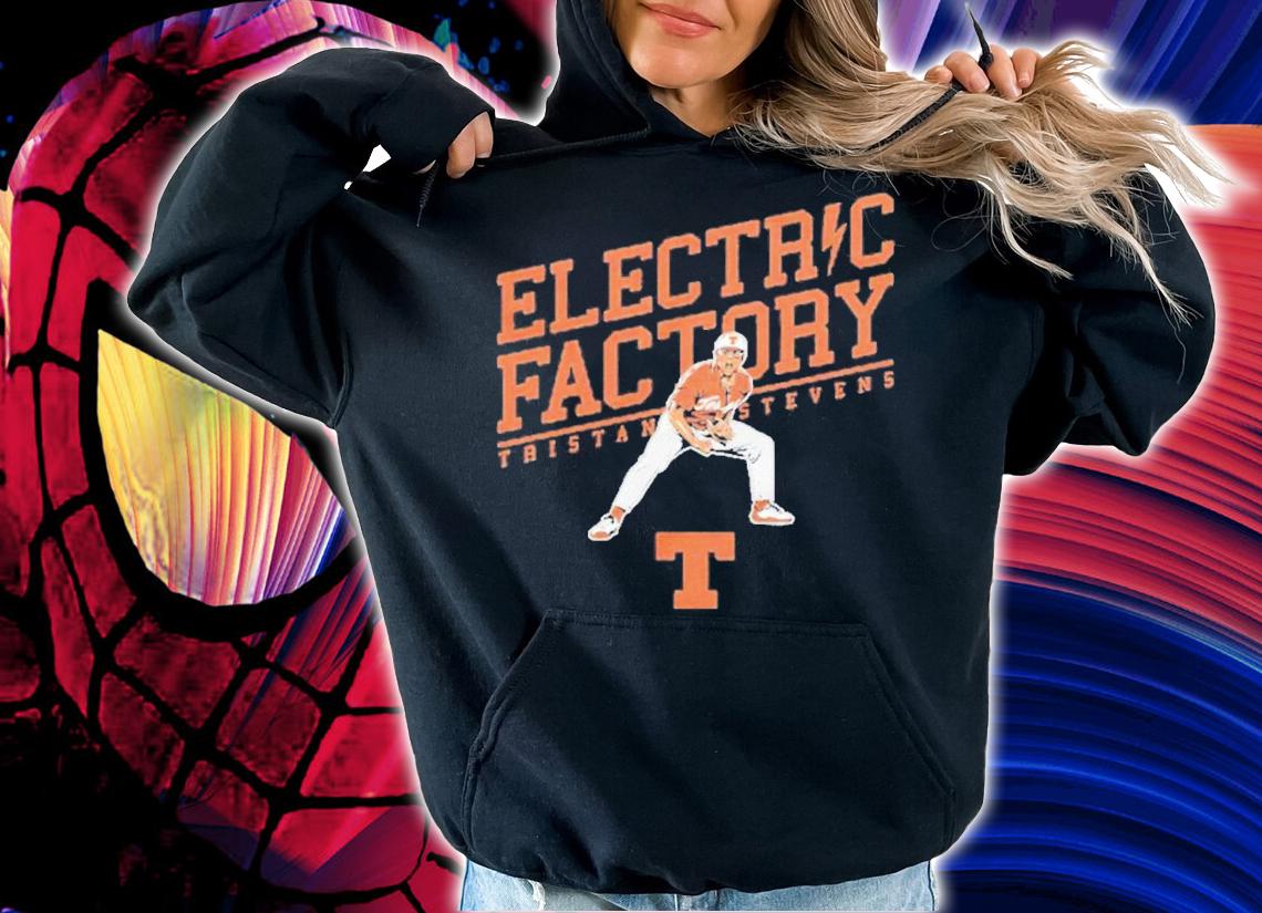 Texas Baseball Tristan Stevens Electric Factory T-Shirt t-shirt