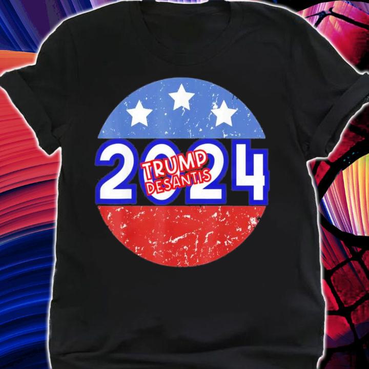 Trump Desantis 2024 Retro Campaign T-Shirt t-shirt