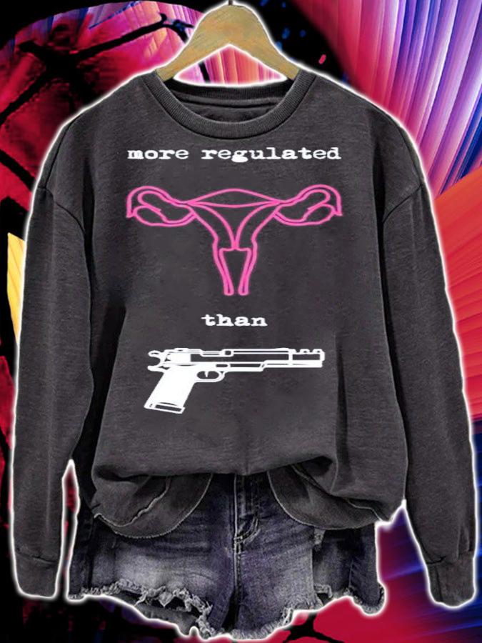 Uterus More Regulated Than Guns Pro Choice Reproductive Shirt t-shirt