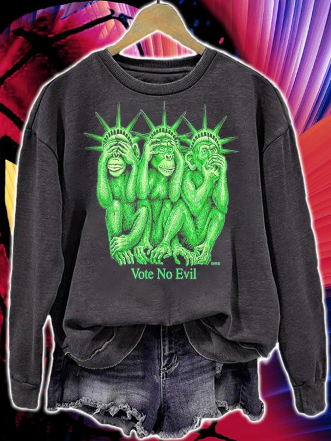 Vote No Evil Emek Artman Shirt t-shirt sweatshirt