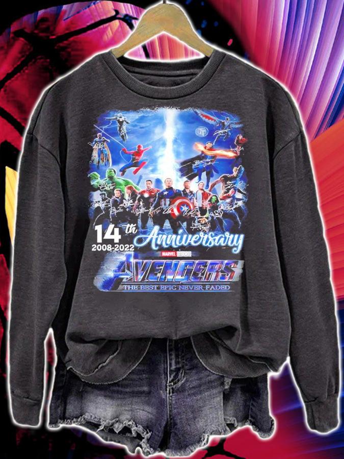 14th Anniversary 2008-2022 Marvel Studios Avengers The Best Epic Never Faded Shirt t-shirt