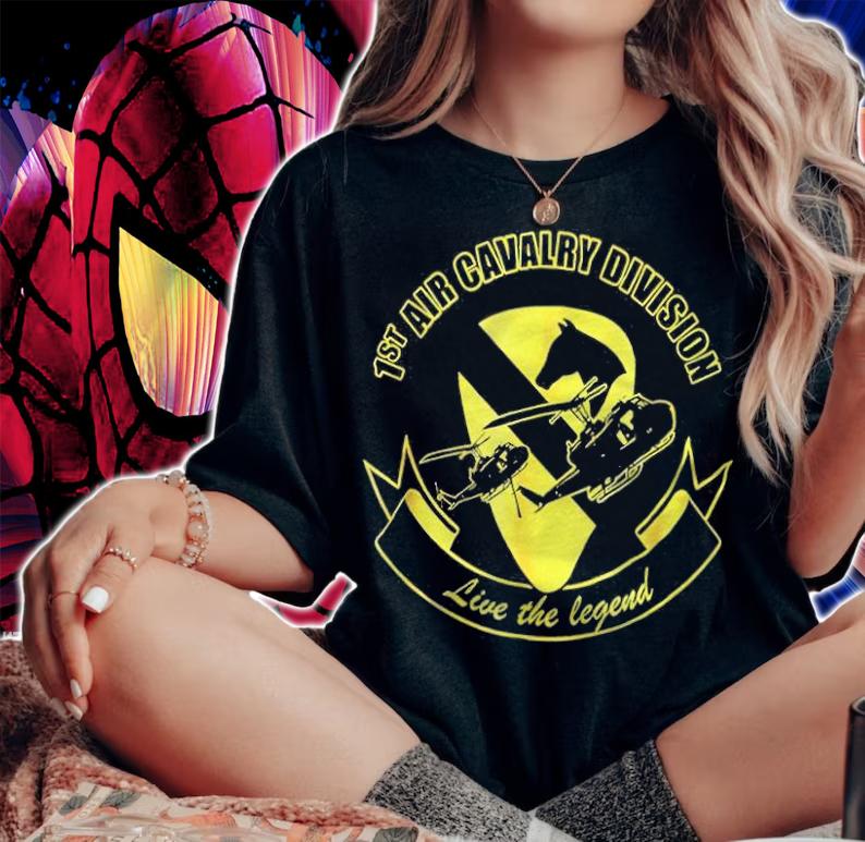 1st air Cavalry Division Live The Legend shirt t-shirt woman shirt
