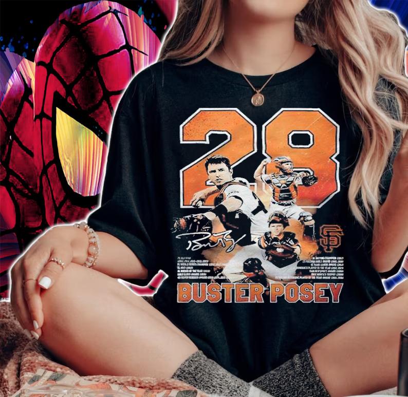 28 signature Buster Posey San Francisco shirt t-shirt woman shirt