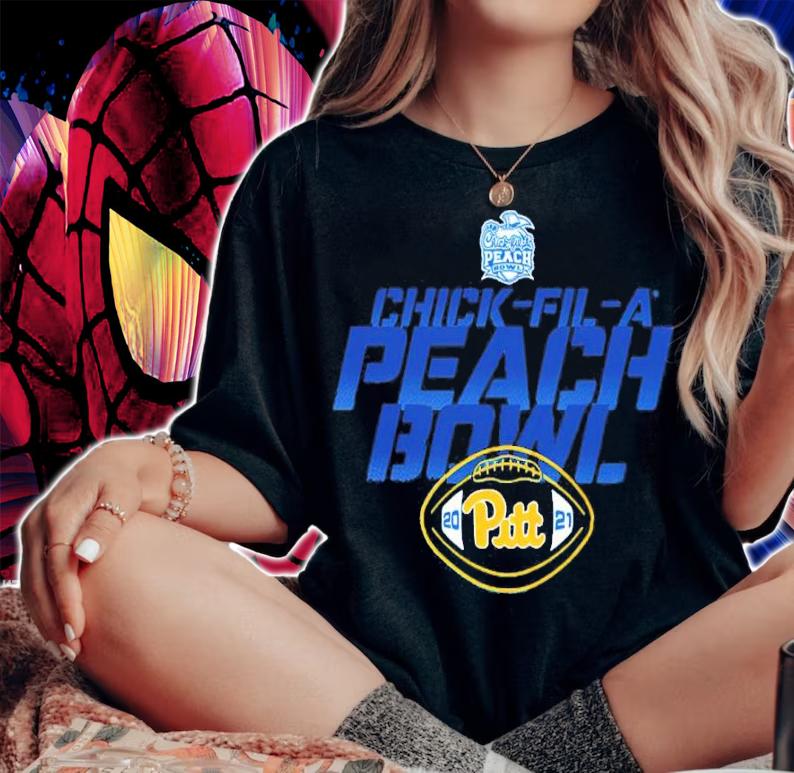 2021 Chick-fil-a Peach Bowl Pitt Shirt t-shirt woman shirt