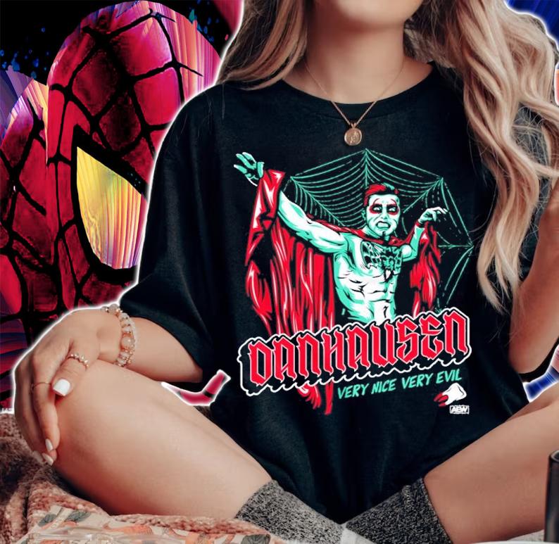 All Elite Wrestling Danhausen Very Nice Very Evil Shirt t-shirt woman shirt