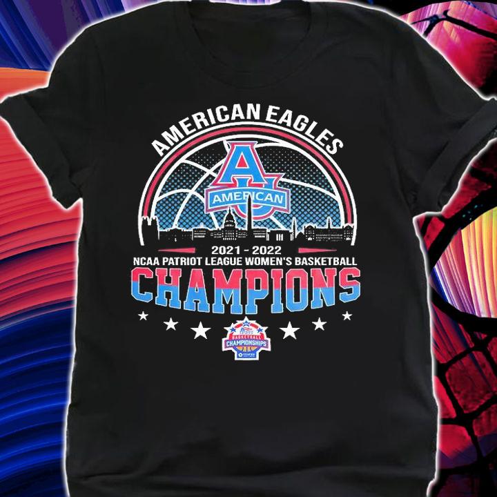 American Eagles 2022 NCAA Patriot League Women's Basketball Champions T-Shirt t-shirt shirt