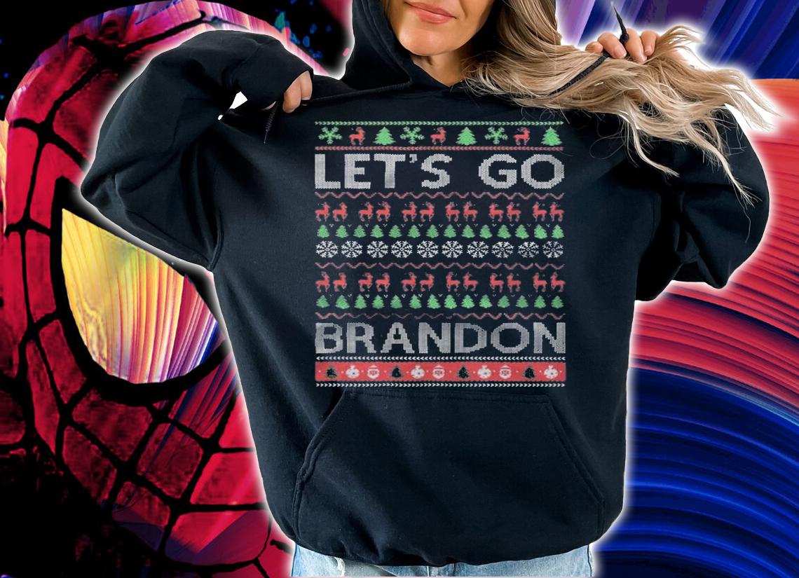 Anti President let's Go Brandon Ugly Christmas Anti Biden Anti President T-Shirt t-shirt